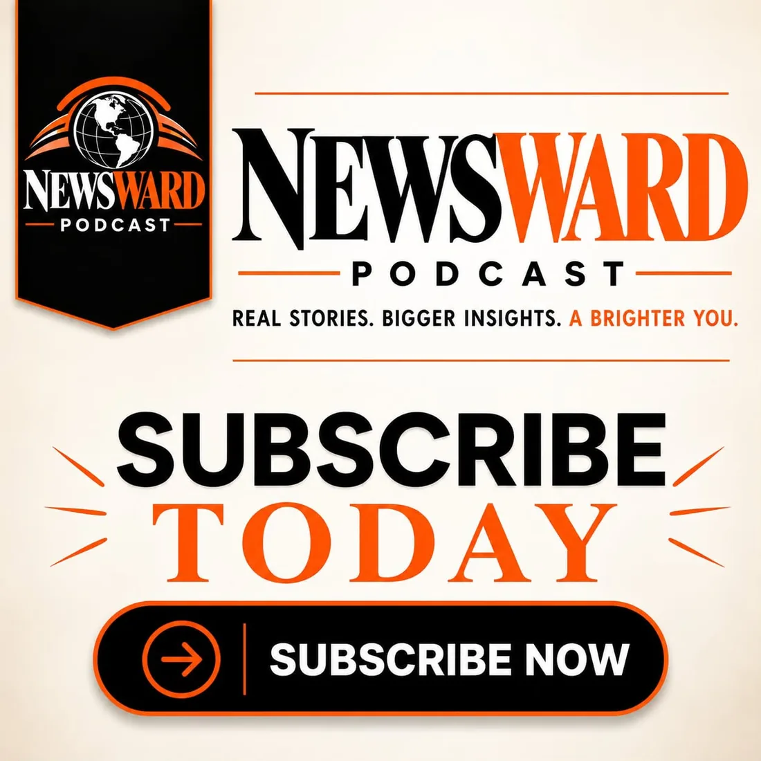 NewsWard podcast subscription promotion