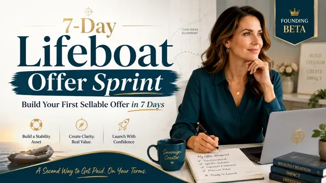 7-Day Lifeboat Offer Sprint — Build your first sellable offer in 7 days