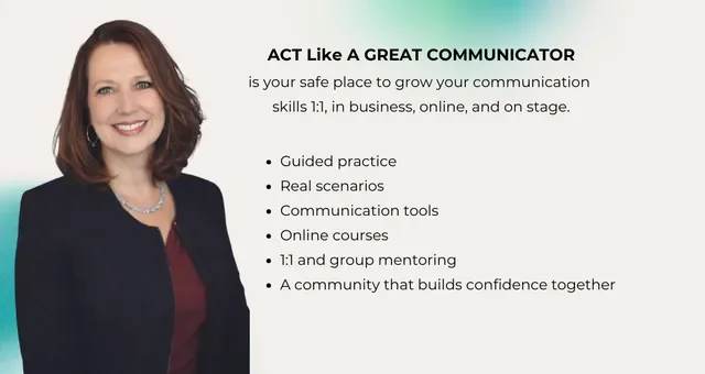 Act Like a Great Communicator
